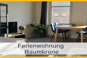 Lichtdurchflutete moderne Stadtwohnung, Küche, Waschtrockner, SmartTV Apartments, Brandenburg an der Havel