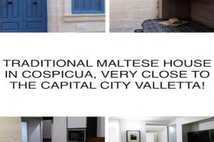 A house full of authentic charm in the heart of the 3 cities, very close to the capital city, Valletta, Tarxien