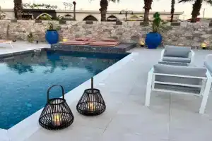 Cora May Central Villa with private pool 200m to the beach, Faliraki