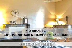 LE ORANGE - Confort - Wifi - Entre Gare et Centre Apartments, Quimper