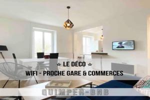 LE DECO - Confort - Wifi - Luminosité - Entre gare et Centre Apartments, Quimper