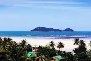 2br sea view pool villa D, Srithanu
