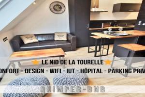 LE NID DE LA TOURELLE - Wifi - Hôpital - IUT Apartments, Quimper