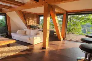 Modern cottage, views and a jacuzzi, Pecs