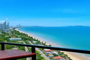 Pattaya Seaview Beachfront Skypool Copacabana Jomtien Condo Apart-hotel, Jomtien Beach