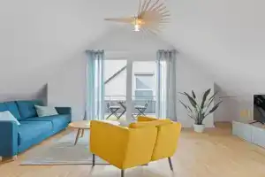 Design-Apartment - Küche - Balkon - Tiefgarage, Leinfelden-Echterdingen