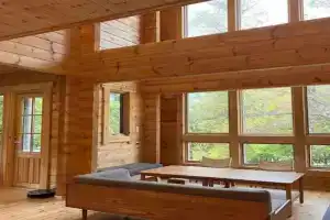【moi】山中湖 新築フィンランドログハウス 大自然の中でBBQ可 Villa, Yamanakako