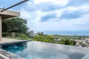 Villa Malo 3Br Infinity Pool & Panoramic Sea View, Ban Lamai
