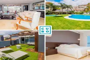 Cubo's Gibralfaro Townhouse, Malaga