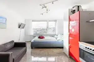 1Zimmer, Küche, Bad, EG Fewo Rupertsberg Apartments, Sankt Georgen im Schwarzwald
