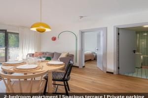 Stylish 2-Bedroom With Large Terrace, Near Forest Park & Beach, Child-Friendly Location, Jurmala