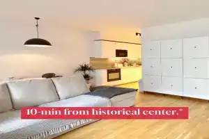 Apartment with Free Parking in, Prague
