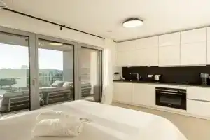 Modern Studio in Gasperich with Balcony & Wi-Fi, Luxembourg