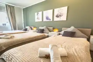 Citynah, Balkon, große Küche und Garten Apartments, Hannover