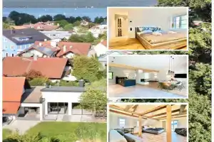 Snug Stays 4 - Design Villa mit Garten zentral, ruhig, 400m zum Ammersee, Diessen am Ammersee
