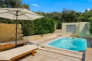 Doliva Studio Erietta private pool, Agios Gordios