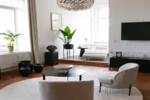 Lio Suite Design Apartment Balkon Netflix Parken, Minden
