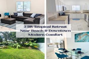 Fort Lauderdale 3BR Tropical Retreat Near Beach Guest house, Fort Lauderdale
