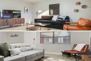 Spacious 2 Apt Combo Sleeps 12 Pool and Pets Apartments, Austin