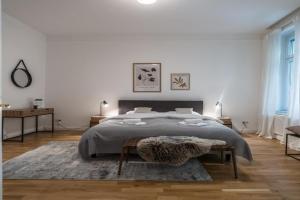 Hochwertige Altbauwohnung im modernen Stil in - Küche - Terrasse - WLAN - Zentral Apartments, Wiesbaden
