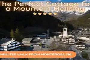5 Minutes from Monterosa Ski, Small Cottage, Gressoney-la-Trinite