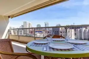 Amazing apartments in the modern Coruña building, near the beach, pool & garage, Cala de Finestrat