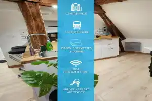 Le 6ème ciel de Gutenberg - climatisé Apartments, Tours