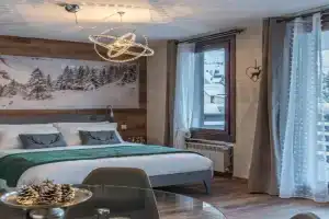 Diamante ampio monolocale stile chalet alpino, Tonale