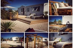 Mobil home, jacuzzi, vélos, barbecue et mer et plage à 300m Guest house, Hyeres