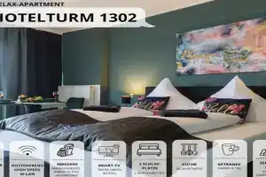 Relax Apartment 1302 Tolle Aussicht Massagesessel Smart TV, Augsburg