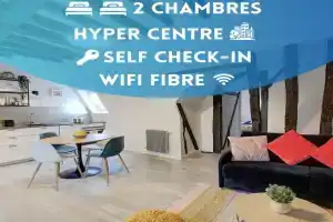 Cœur de Ville - T3 - 6 personnes - Arrivée Autonome Apartments, Tours