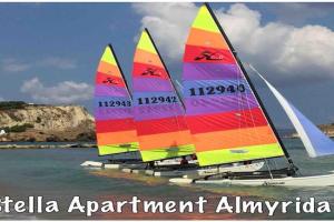 Stella Apartment in slechts 350m vanaf het strand, auto huren niet nodig, Almirida