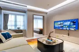岗厦汇花园行政公寓酒店-深圳福田会展中心岗厦地铁站店 Apart-hotel, Shenzhen