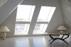 Kleine Wolke - Dachgeschoss Ferienwohnung mit Klimaanlage und Ausblick Apartments, Leipzig
