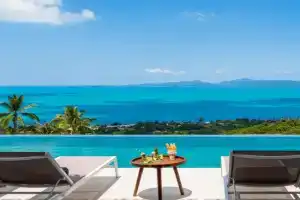 Bohemian Chic Seaview Villa, Ban Bang Po