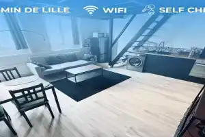NOUVEAU! Centre T3 WiFi, TV, Proche Centre Ville Apartments, Lille