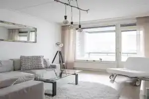 Very nice apartment, 1BR, Private Sauna, Ocean view from balcony, Helsinki