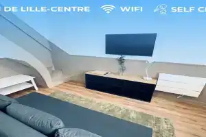 Nouveau! Centre T3 avec WiFi, TV, Netflix Apartments, Lille