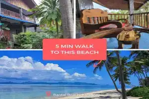 Paradise Escape nr Beach with Balcony, Veranda, Wi-Fi Guest house, Ban Khlong Mae Nam