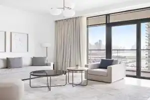 Silkhaus Sea and City View 1BDR in Marina Vista Apartments, Dubai