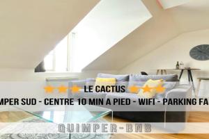 LE CACTUS - Beau T2 - 10 min du centre à pied et parking facile Apartments, Quimper