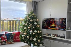 Penthouse with a city view, Tirana