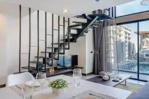 Pool Access Utopia Loft, just 10 min from Beach, UTL A116 Apartments, Nai Harn