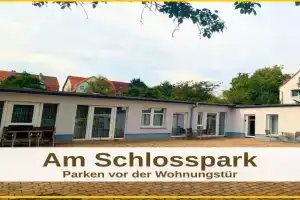 FeWo Urban-Apartment Friedenstein- Am Schlosspark- Parken an der der Tür- Barrierefrei, 900 Meter zum Bahnhof - Wallbox, Gotha
