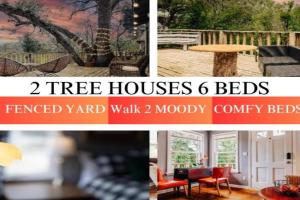 Cozy Winter Holiday at Twin Treehouse in UT, Moody with Free parking, Austin