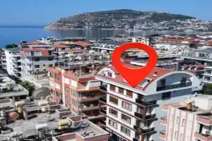 Denize çok yakın. Sıfır bina Apartments, Alanya