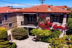 Traditional stone-built house, Afitos