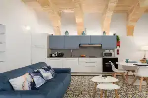 Modern Traditional Apartment with Maltese Internal Court Yard - Designed with Traditional Stone and Tiling, Sliema