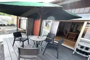In front of Station 3BR Big Yard House, Nikko