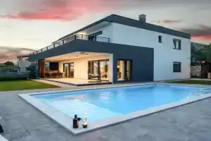 Villa Kali near Pula for 8 people with fitness & sea view - pet friendly, Krnica